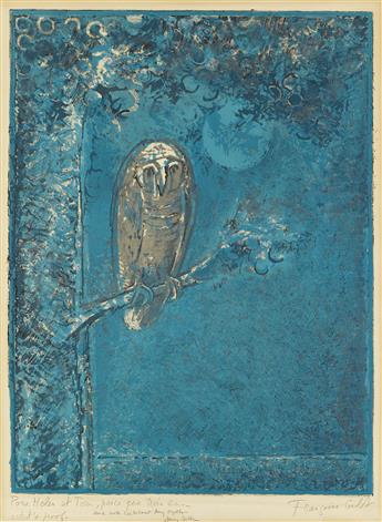 FRANÇOISE GILOT Three color lithographs.